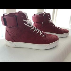 Men’s Gucci Red Signature High-top Sneaker